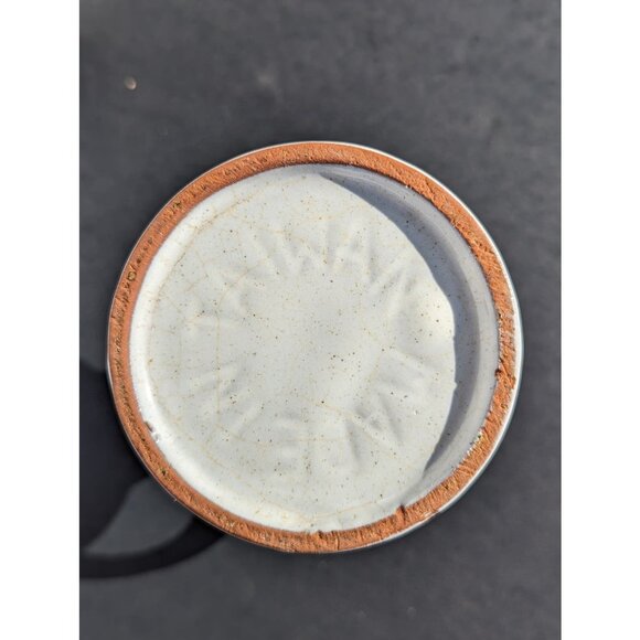 1970's Vintage Boho Stoneware Olive Oil and Vinegar Cruets - Picture 6 of 7